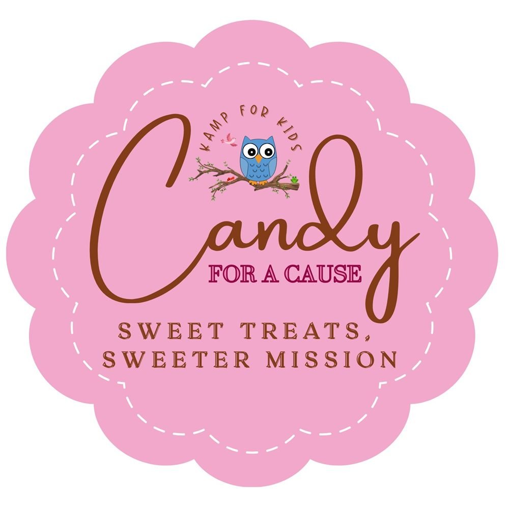 Candy For A Cause scalloped mark