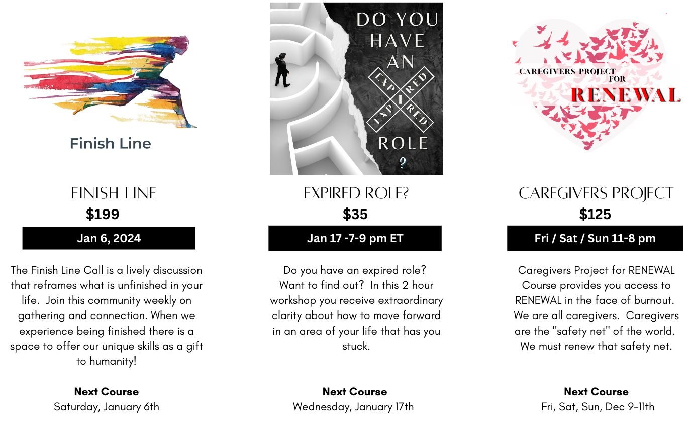 Human Spirit Institute — Website — courses page