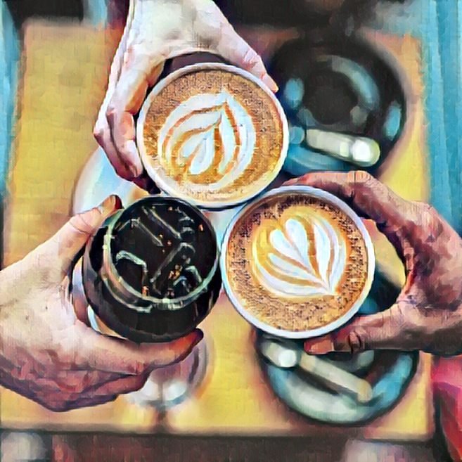 Pura Vida Java — illustrated coffee artwork