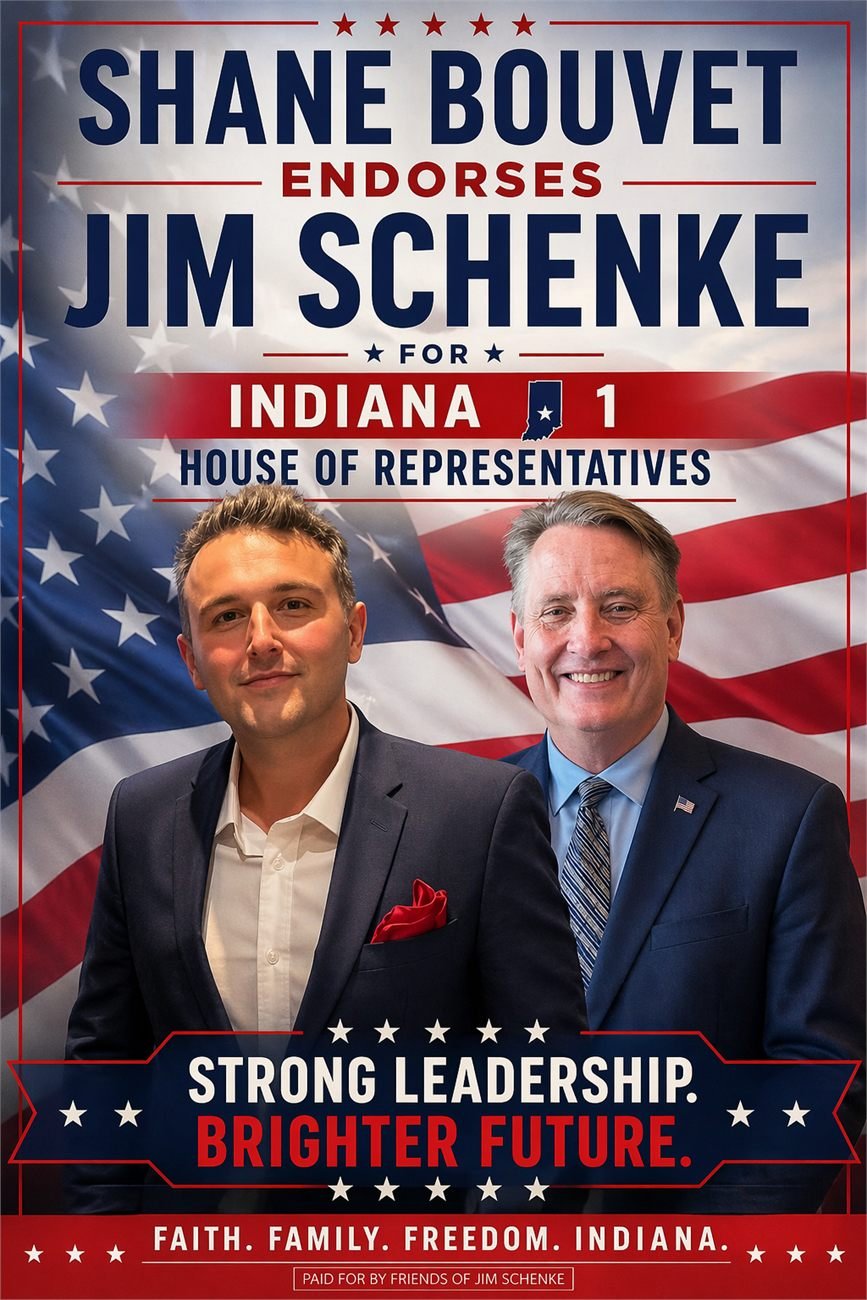 Campaign collateral — Schenke — endorsement post