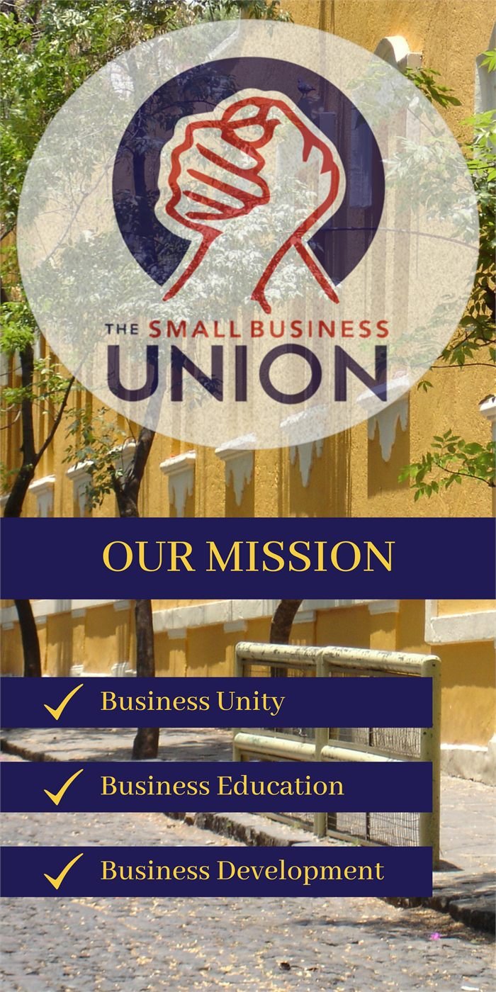 The Small Business Union — Roll-up banner